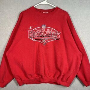 Vintage 90s Logo Athletic Tampa Bay Buccaneers Sweatshirt, Retro NFL Shirt Tee